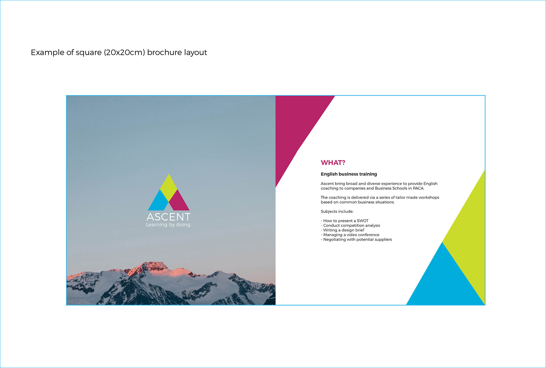 Ascent: brochure