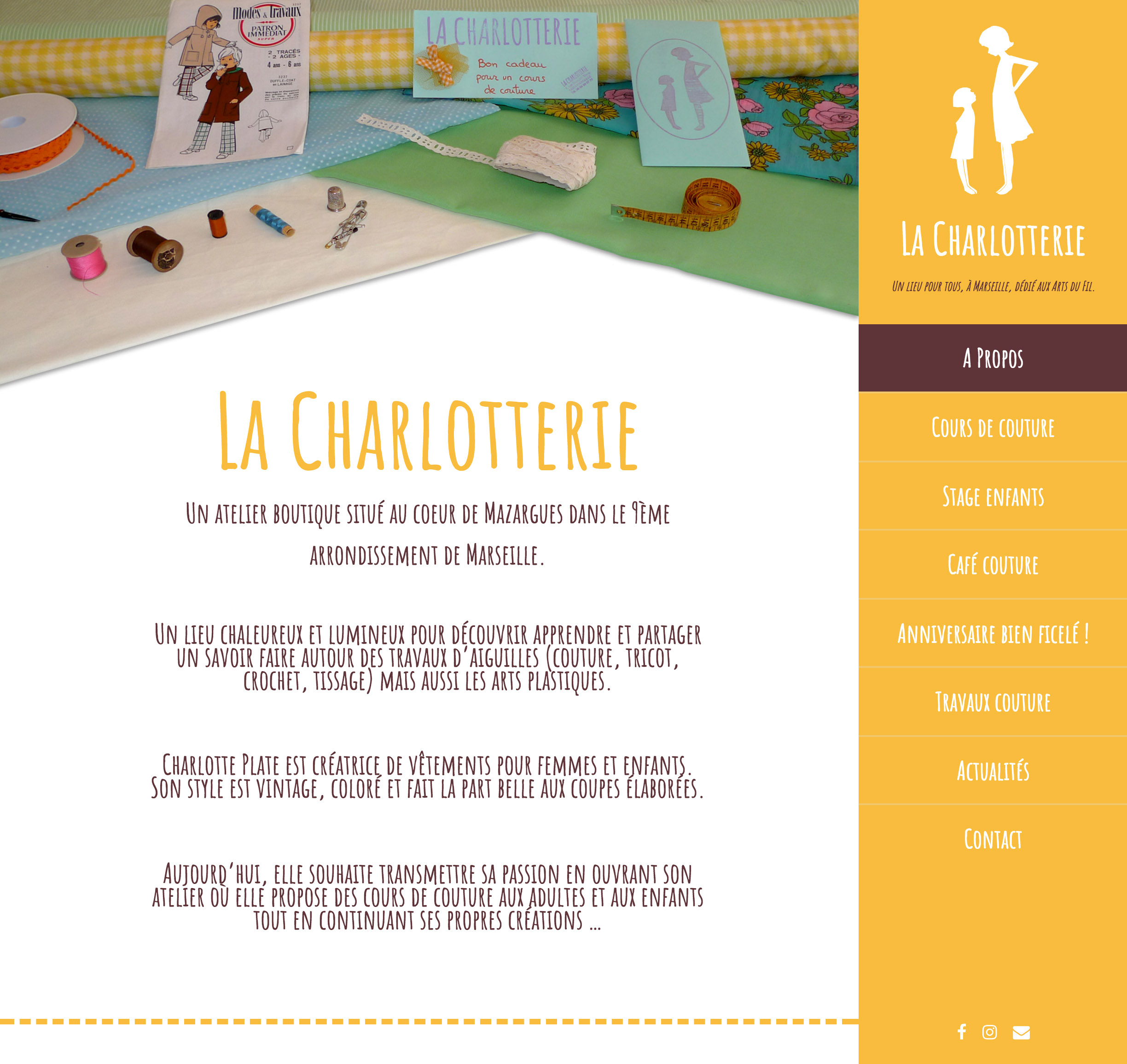 La Charlotterie - Website